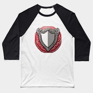 Shield Ruby Red Shadow Silhouette Anime Style Collection No. 280 Baseball T-Shirt